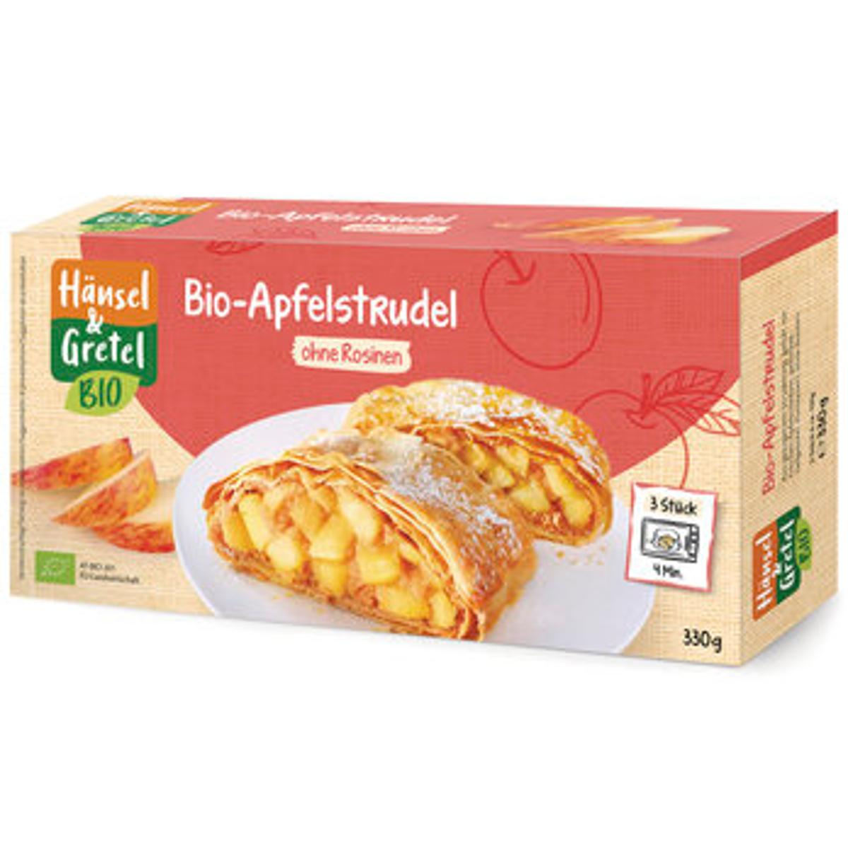 Apfelstrudel - lecker mit Vanilleeis!