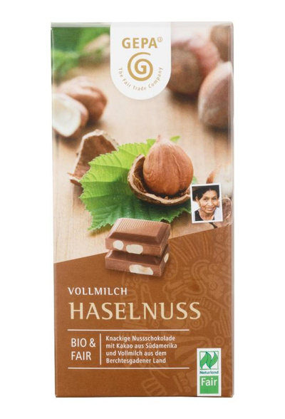 Produktfoto zu Haselnuss Vollmilch Schokolade