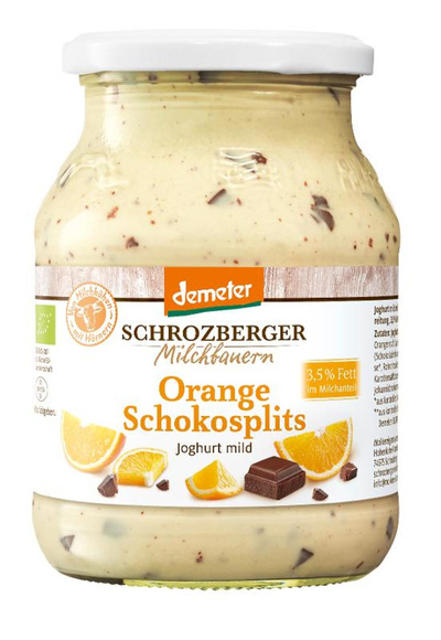 Produktfoto zu NEU Joghurt Orange Schokosplits