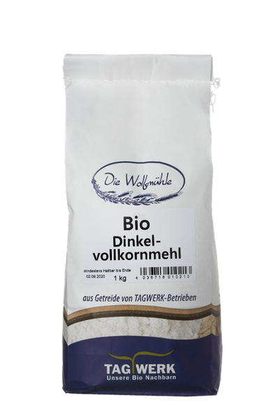 Produktfoto zu Dinkel Vollkornmehl regional