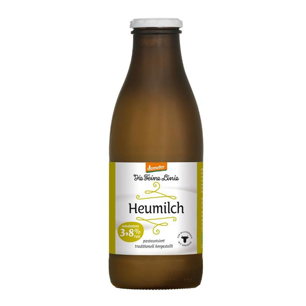 Produktfoto zu Heumilch - aus Haltung mit kuhgebundener Kälberaufzucht!