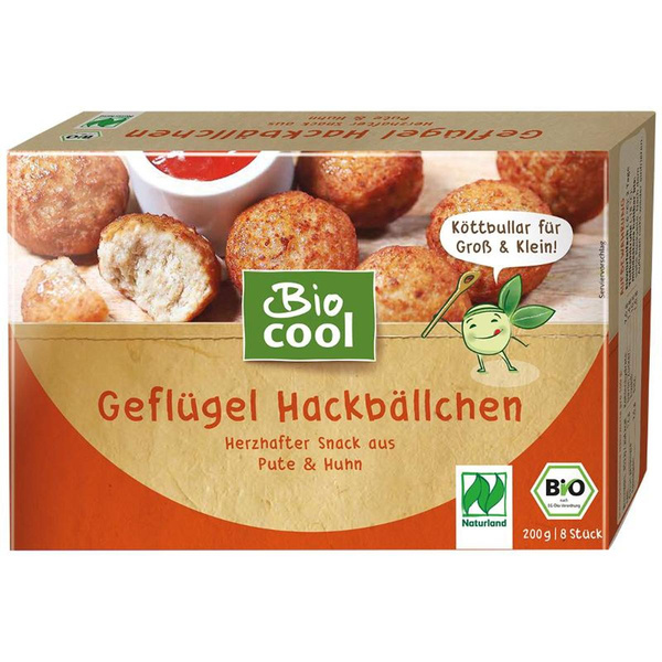 Produktfoto zu Geflügel Hackbällchen TK