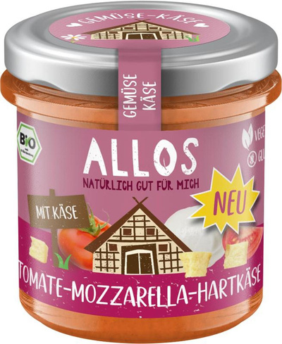 Produktfoto zu NEU: Aufstrich Tomate Mozzarella Hartkäse