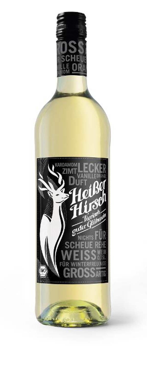 Produktfoto zu Heißer Hirsch weiß 6 Flaschen