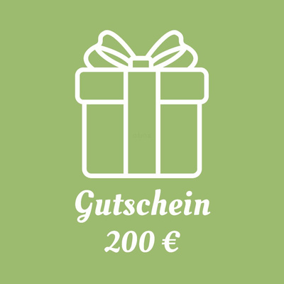 Produktfoto zu Gutschein 200 €