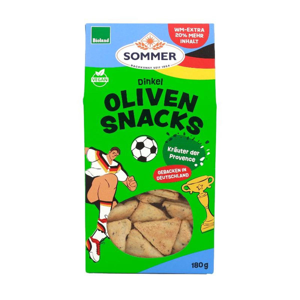 Produktfoto zu NEU: Oliven Snacks Kräuter - Sondergröße WM Extra + 20 % mehr Inhalt!