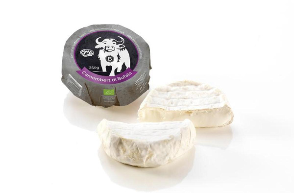 Produktfoto zu Camembert di Bufala, ca. 250 g Laibchen. Bitte ein Halbes (ca.125g = 1 St.) oder ein Ganzes Laibchen (ca. 250g = 2 St.) bestellen