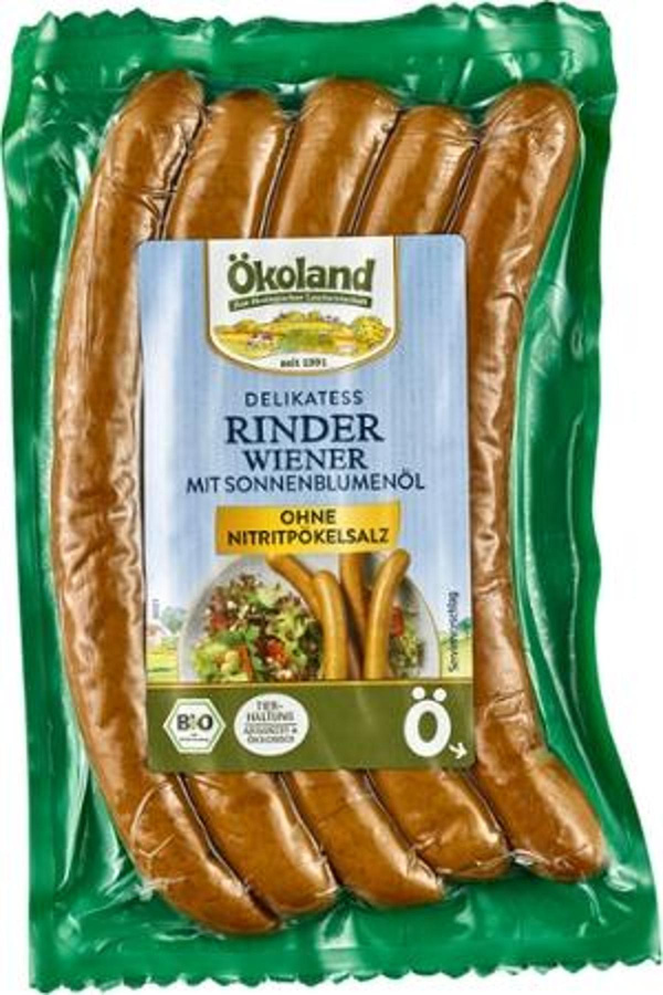 Produktfoto zu Delikatess Rinderwiener 5 Stck
