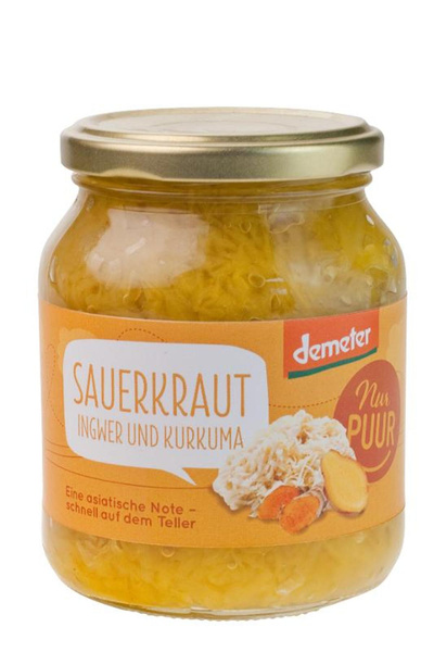 Produktfoto zu NEU: Sauerkraut Ingwer Kurkuma - Einführungspreis! statt 2,79 €