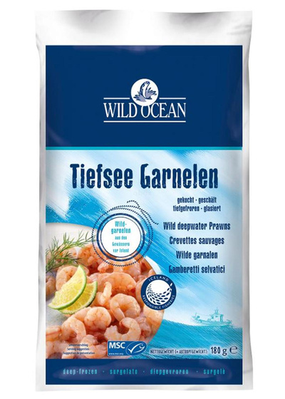 Produktfoto zu Tiefsee Garnelen - aus Wildfang!