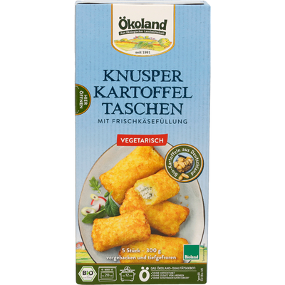 Produktfoto zu Knusper Kartoffeltaschen TK - werden auch auf dem Grill prima knusprig und zerlaufen nicht!