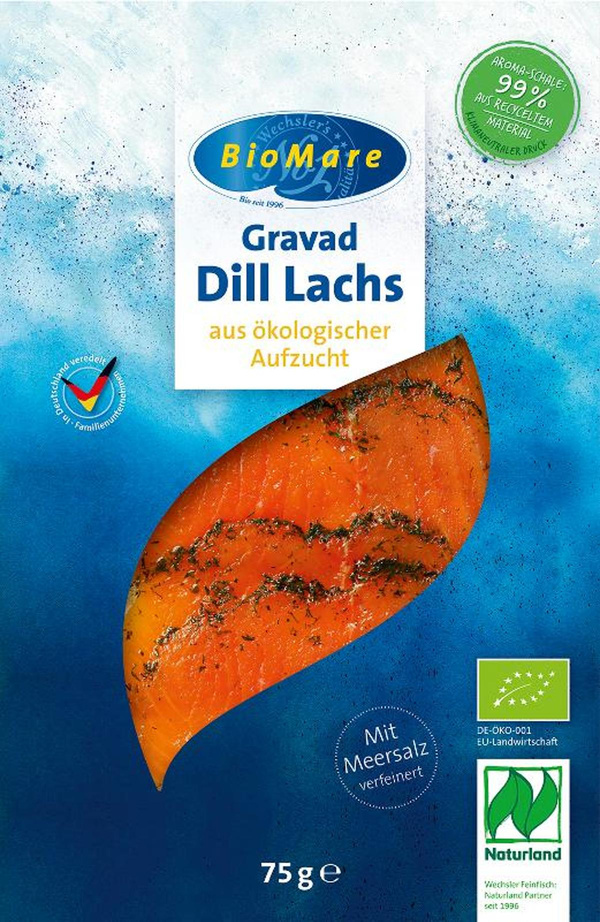 Produktfoto zu Gravad Lachs Dill in Scheiben