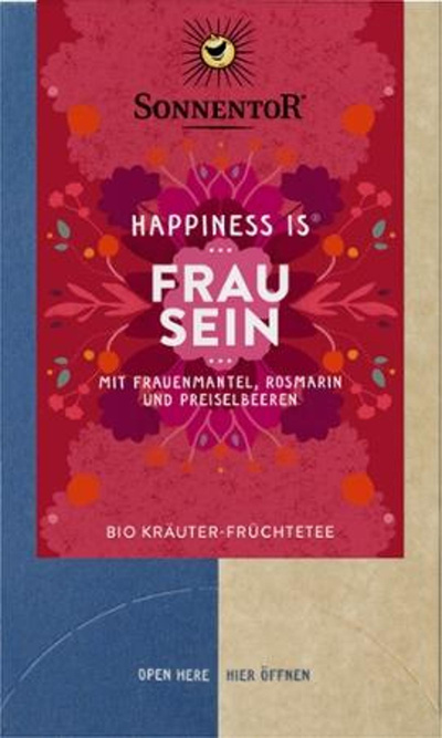 Produktfoto zu Happiness Tee Frausein