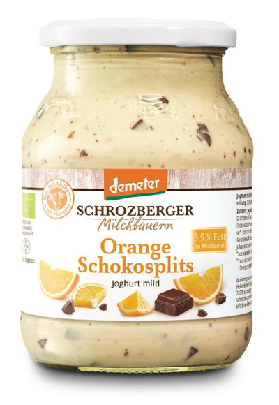 Produktfoto zu Joghurt Orange Schokosplits - statt 2,89 €