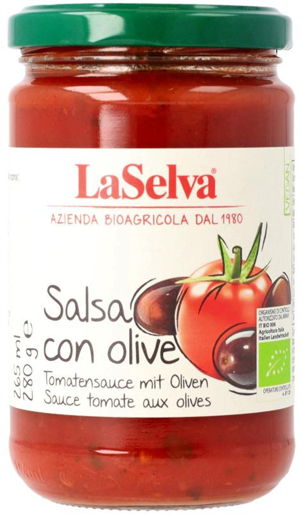 Produktfoto zu Salsa con Olive - Tomatensauce mit Oliven