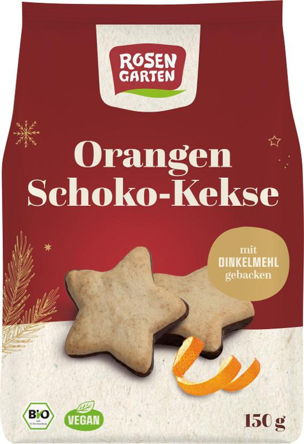 Produktfoto zu Orangen Schoko Kekse Sterne