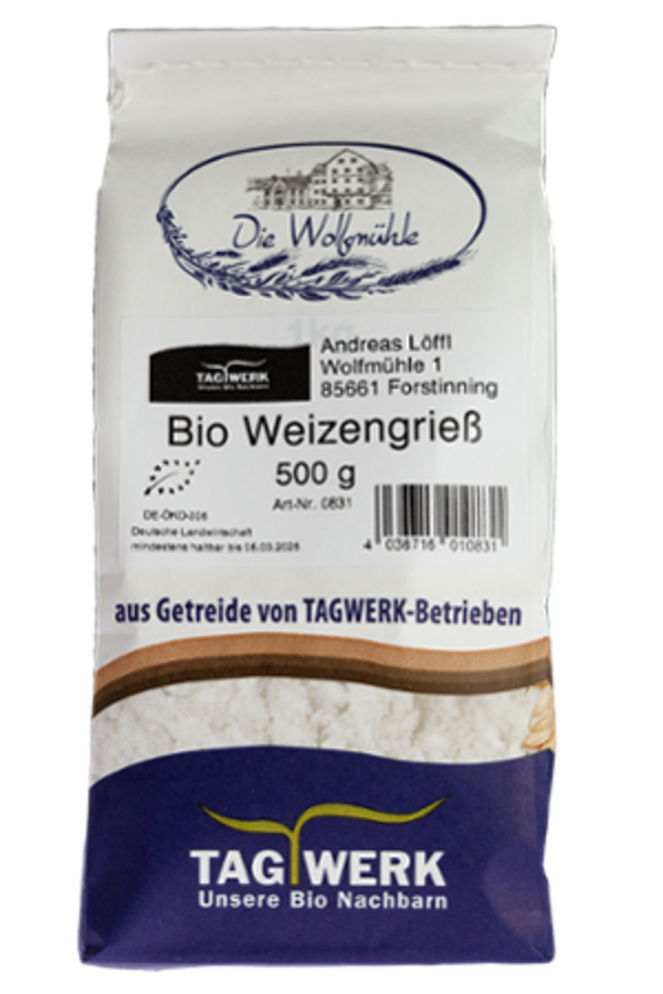 Produktfoto zu Weizengrieß