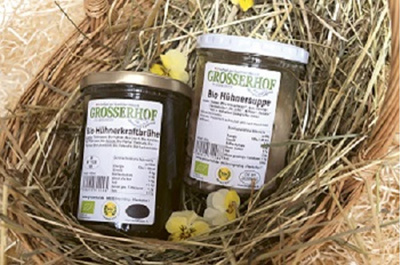 Produktfoto zu Hühnerkraftbrühe Glas