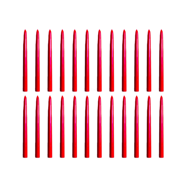 Produktfoto zu Christbaumkerzen (24 St.) rot