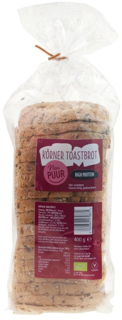 Produktfoto zu NEU: Körner Toastbrot High Protein - statt 4,29 €