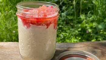 Rezeptbild für Milchreis mit Rhabarber