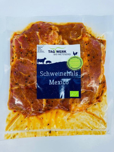 Produktfoto zu Schweine - Halsgrat mariniert Mexico