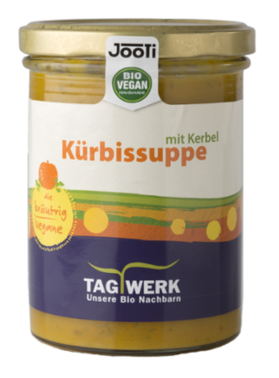 Produktfoto zu Kürbissuppe mit Kerbel