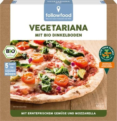 Produktfoto zu Dinkel Pizza Vegetariana