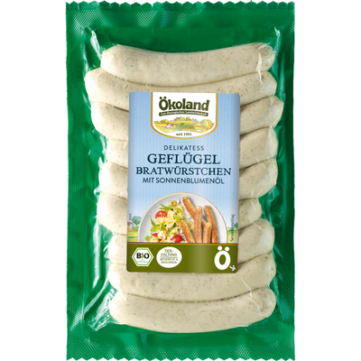 Produktfoto zu Delikatess Geflügel Bratwürstchen