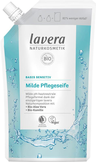 Produktfoto zu Milde Pflegeseife Nachfüllbeutel