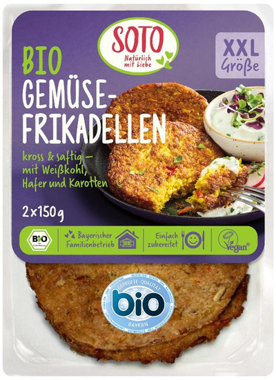 Produktfoto zu Gemüse Frikadellen XXL