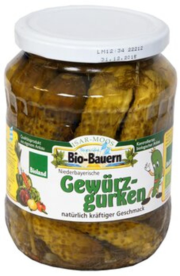 Produktfoto zu Gewürzgurken - knackige Brotzeitgurken