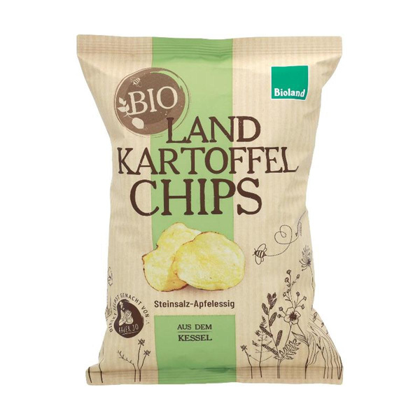 Produktfoto zu NEU: Land Kartoffelchips Steinsalz Apfelessig