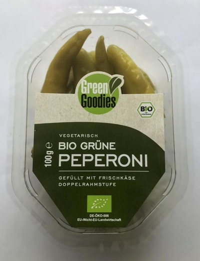 Produktfoto zu Peperoni gefüllt mit Frischkäse