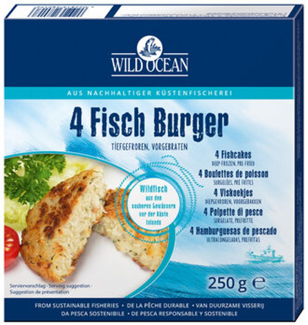 Produktfoto zu Fisch Burger TK