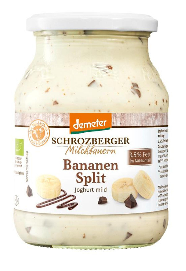 Produktfoto zu NEU: Joghurt Bananen Split - statt 2,85 €