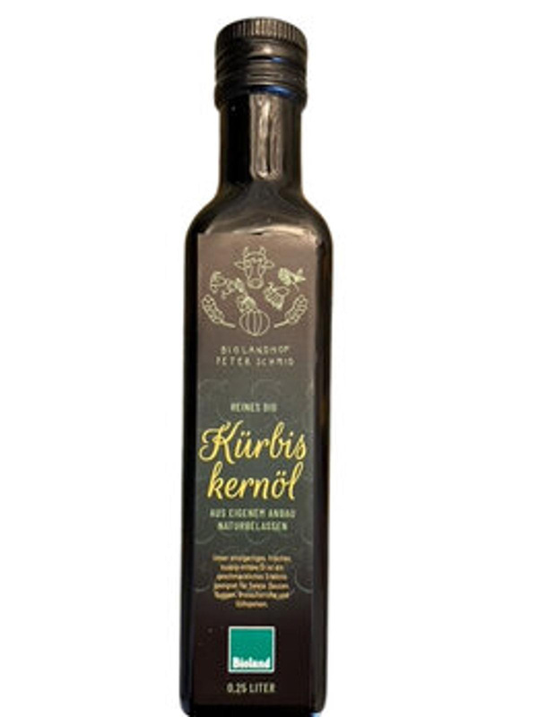 Produktfoto zu Kürbiskernöl aus der Region