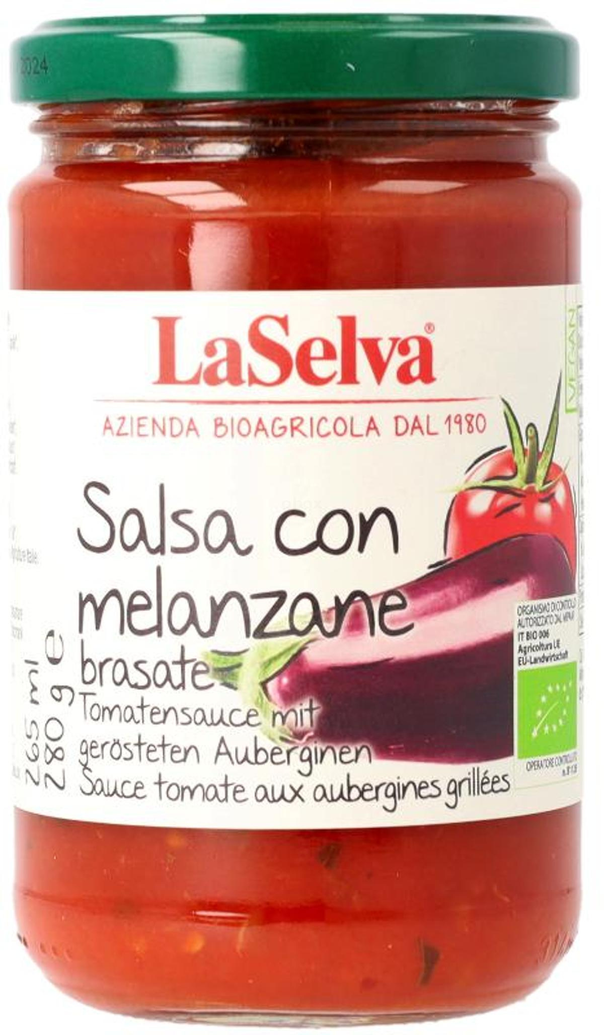 Salsa con Melanzane - Tomatensauce mit gerösteten Auberginen