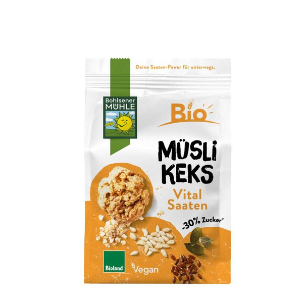 Produktfoto zu NEU: Müslikeks Vital Saaten - ohne Palmfett!