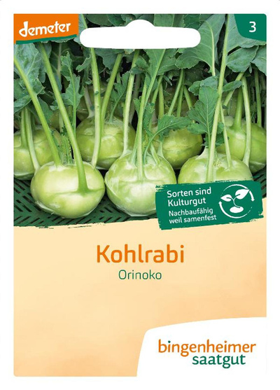 Produktfoto zu Samen: Kohlrabi 'Orinoko'