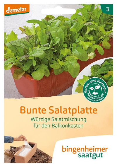 Produktfoto zu Samen: Bunte Salatplatte