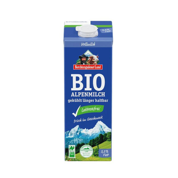Produktfoto zu Frische Alpenmilch laktosefrei - länger haltbar!