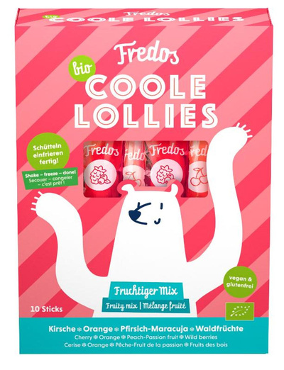 Produktfoto zu Coole Lollies Fruchtiger Mix zum Einfrieren - der Wasserei-Klassiker!